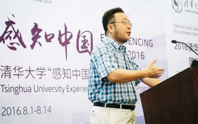 Kebin HE, Dean of the Department of Environment, Photo by Tsinghua Staff