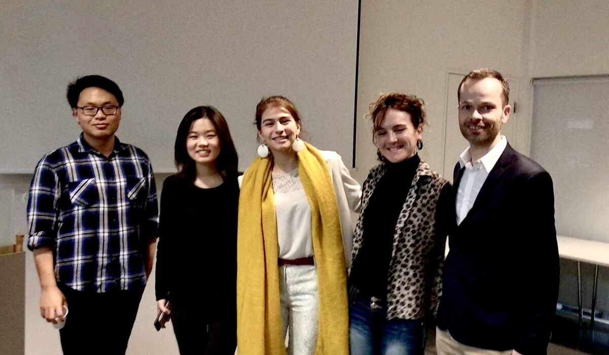 Left to Right: Miao, Evelyn, Nataly, Scherezade, and Einar Runar Magnusson, Arctic Green Energy's VP Business Development 