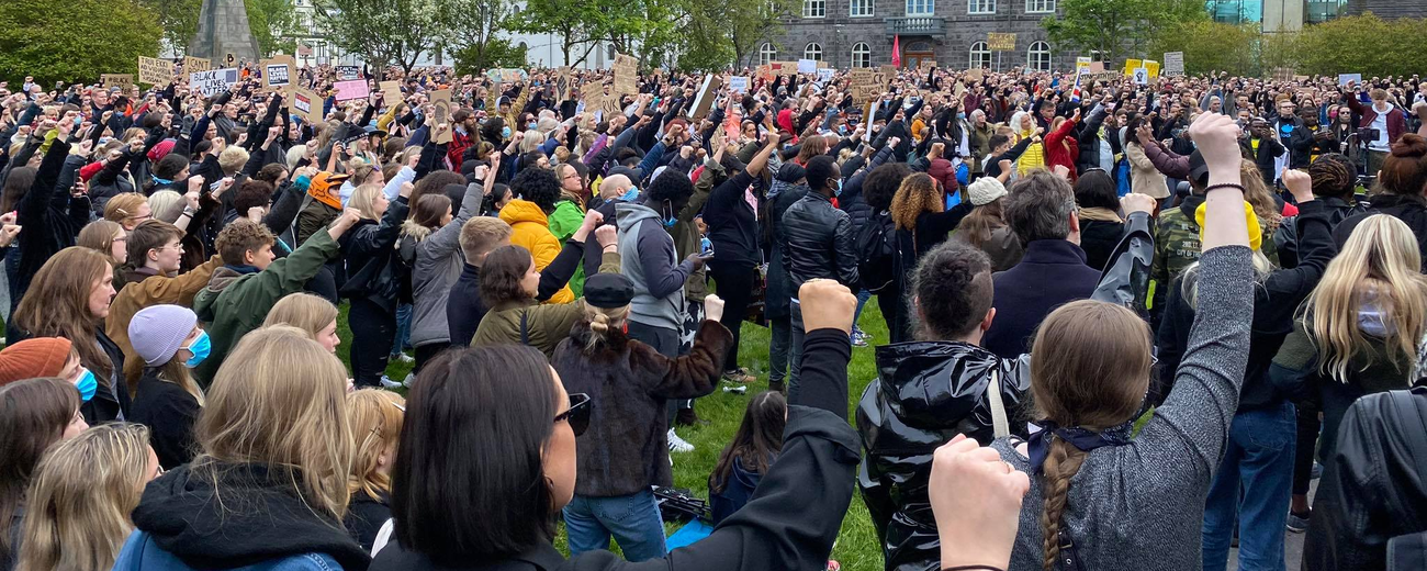 BLM Reykjavik Protests Solidarity